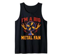 Retro Heavy-Metal Big Rock Music Fan Vintage Tank Top