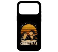 Retro Hedgehog Ice Skating Christmas Winter Holiday Case for iPhone 17 Pro Max