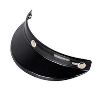 Retro Helmet Visor - Universel 3 SnapVisor | Open Face Helmet Windshield | Durrable PP, Anti-Glare Sun Protection, Easy Clip-On Installation, Fits Most 3/4 Shell Helmets for Men, Women