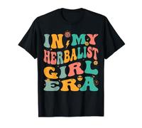 Retro Herbalist Girl Groovy Herbs Specialist T-Shirt