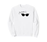 Retro Hey Daddy O Vintage Cat eye Eyeglasses Rockabilly Sweatshirt
