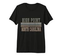 Retro High Point North Carolina Premium T-Shirt