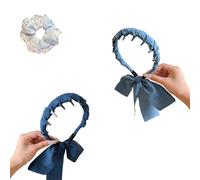 Retro High Skull Pearl Headband, 2025 New Vintage High Cranium Artificial Pearl Hairband, Pearls Headband for Women, Women Girls Fashion Decorative for Elegant Daily Wear (2PCS5)