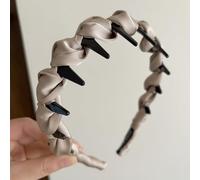 Retro High Skull Pearl Headband, Vintage High Cranium Artificial Pearl Hairband, Reversible Headband with Teeth, for Women's Hair, Party Wedding Home Hairband (TYPE 13)