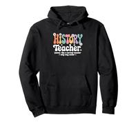 Retro History Teacher Ancient Groovy Back School Pullover Hoodie