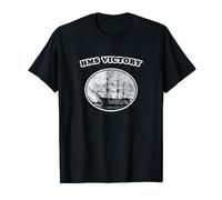Retro HMS Victory T-Shirt by Turbo Volcano