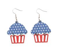 Retro Hollow Star Designs Earrings Accessory Ideal For Independence Day Celebrations And US Culture Enthusiasts Independence Day Earrings