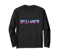 Retro Hollywood California Beach Sunset LA Palm Trees Cheap Long Sleeve T-Shirt