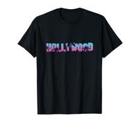 Retro Hollywood California Beach Sunset LA Palm Trees Cheap T-Shirt