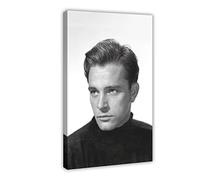 Retro Hollywood Movie Star Richard Burton Canvas Poster Wall Art Decor Print Picture Paintings for Living Room Bedroom Decoration Frame-style 08x12inch(20x30cm)