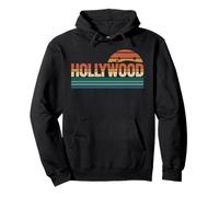 Retro HOLLYWOOD Shirt Vintage City HOLLYWOOD Pullover Hoodie