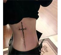 Retro Holy Sword Tattoo Stickers, Herbal Semi-Permanent, Anti-Rubbing And Non-Falling, Long-Lasting 2 Weeks, Fake Tattoos