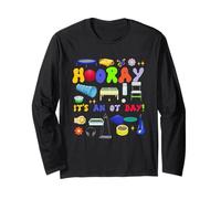 Retro Hooray It’s an OT Day Occupational Therapy Pediatric Long Sleeve T-Shirt