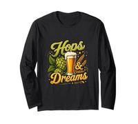 Retro Hops Dreams Artisan Lifestyle Design Long Sleeve T-Shirt