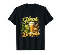 Retro Hops Dreams Artisan Lifestyle Design T-Shirt