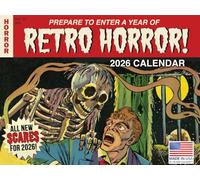 Retro Horror Calendar 2026 Wall Punk Rock