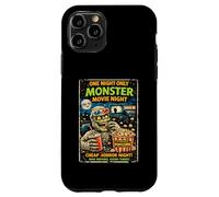 Retro Horror Monster Movie Zombie Drive-In Design Case for iPhone 11 Pro