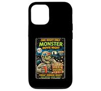Retro Horror Monster Movie Zombie Drive-In Design Case for iPhone 12/12 Pro