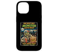 Retro Horror Monster Movie Zombie Drive-In Design Case for iPhone 14