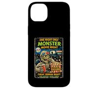 Retro Horror Monster Movie Zombie Drive-In Design Case for iPhone 14 Plus
