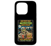 Retro Horror Monster Movie Zombie Drive-In Design Case for iPhone 15 Pro