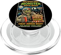 Retro Horror Monster Movie Zombie Drive-In Design PopSockets PopGrip for MagSafe