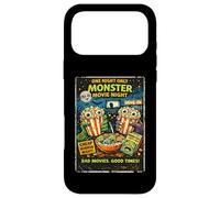 Retro Horror Monster Popcorn Drive-In Design Case for iPhone 17 Pro Max