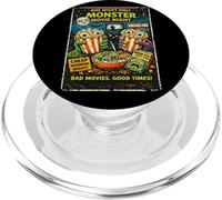 Retro Horror Monster Popcorn Drive-In Design PopSockets PopGrip for MagSafe