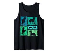 Retro Horse Horseback Riding Men Women Kids Vintage Rider Tank Top