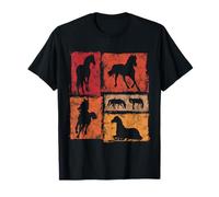 Retro Horse Rider Graphic for Men Women Kids Vintage Riding T-Shirt