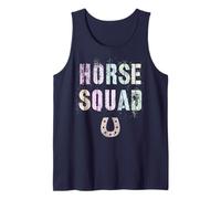 Retro Horse Squad Country Vibes Pony Equestrian Farm Lasso Tank Top