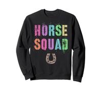 Retro HORSE SQUAD Ranch Cowgirl Wild Horseback Country Vibes Sweatshirt