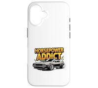 Retro Horsepower Car Enthusiast Vintage Automotive Design Case for iPhone 16