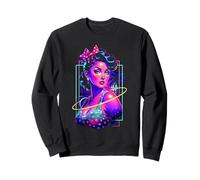Retro Hot Pinup Girl Pop Art 50s Punk Vaporwave Aesthetic Sweatshirt