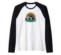 Retro Hot Rod Racing Classic Car Raglan Baseball Tee