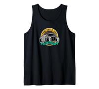 Retro Hot Rod Racing Classic Car Tank Top
