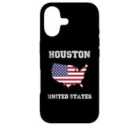 Retro Houston United States Distressed United States Flag Case for iPhone 17