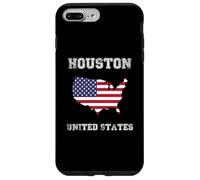 Retro Houston United States Distressed United States Flag Case for iPhone 7 Plus/8 Plus