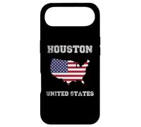 Retro Houston United States Distressed United States Flag Case for iPhone Air