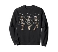 Retro Howdy Skeleton CowBoy Dancing Cowboy Boots Horse Sweatshirt