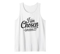 Retro I Am Chosen - Inspirational Faith Motivation Christian Tank Top