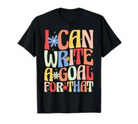 Retro I Can Write A Goal for that Sped SPED Teacher Women T-Shirt