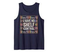 Retro I Have NO Shelf Control Bookworm Nerd Book Club Tank Top