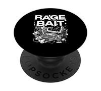 Retro I Love Rage Baiting Funny Internet Troll PopSockets Adhesive PopGrip