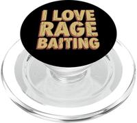 Retro I Love Rage Baiting Funny Internet Troll PopSockets PopGrip for MagSafe