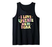 Retro I Love Upstate New York Summer Travel Nature Outdoors Tank Top