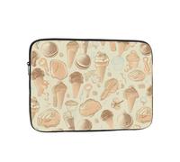 Retro ice cream Printed Laptop Sleeve for 12 inch Laptop, Shockproof Oxford Fabric Laptop Protective Case Laptop Bag