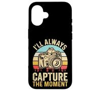 Retro I'll Always Capture The Moment Camera Photographer Case for iPhone 16