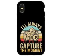 Retro I'll Always Capture The Moment Camera Photographer Case for iPhone X/XS