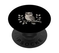 Retro I'm A Hoot Owl Bird Lover Sarcastic Jokes Funny Owl PopSockets Adhesive PopGrip